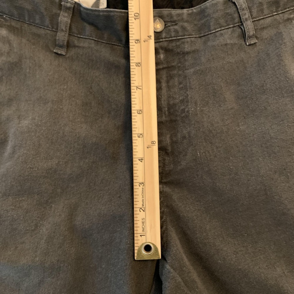 Volcom Shorts Mens 32 Gray Chino Walk Flat Front Casual Cotton‎ Blend Logo - Picture 4 of 9